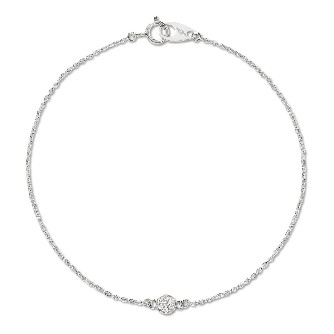 Pavé Diamond Circle Bracelet