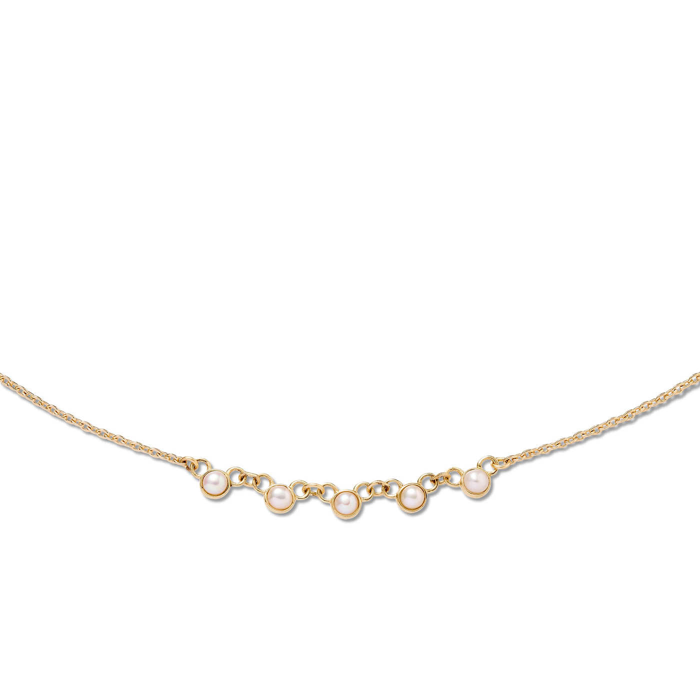 5 Nested Pearl Necklace