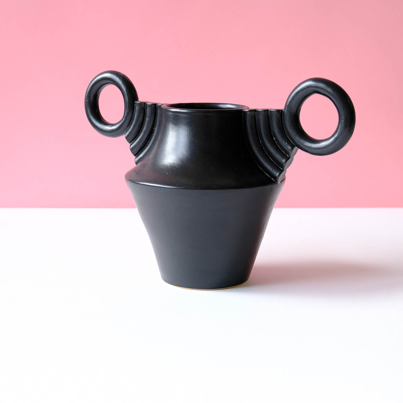 Satin Black Vase