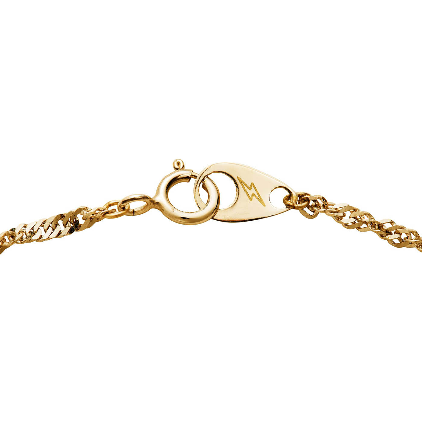 Thick Helix Moonstone Necklace