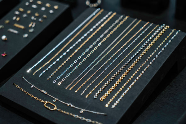 Permanent Jewelry Chains and Charms available at Brave Daughters