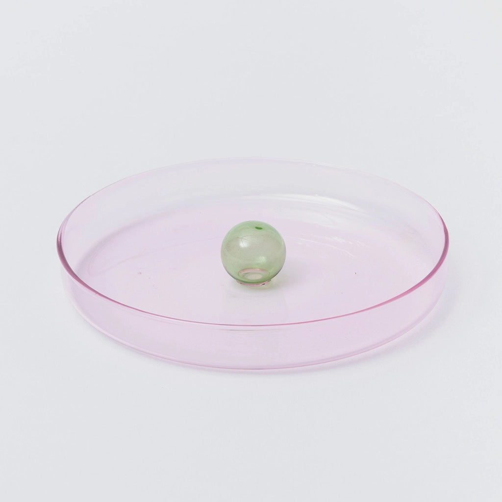 Medium Bubble Catch-All Dish in Pink & Green