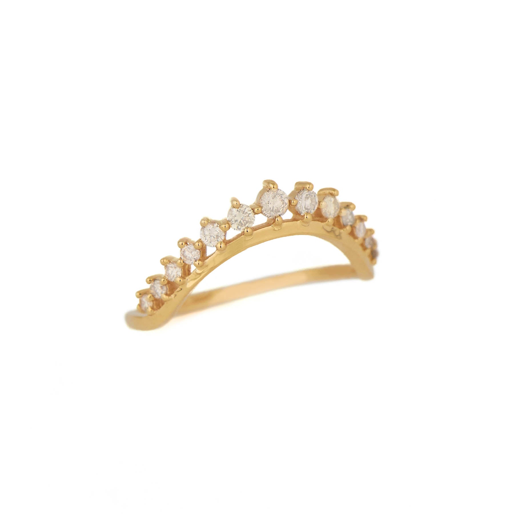 Big Crown Diamond Ring