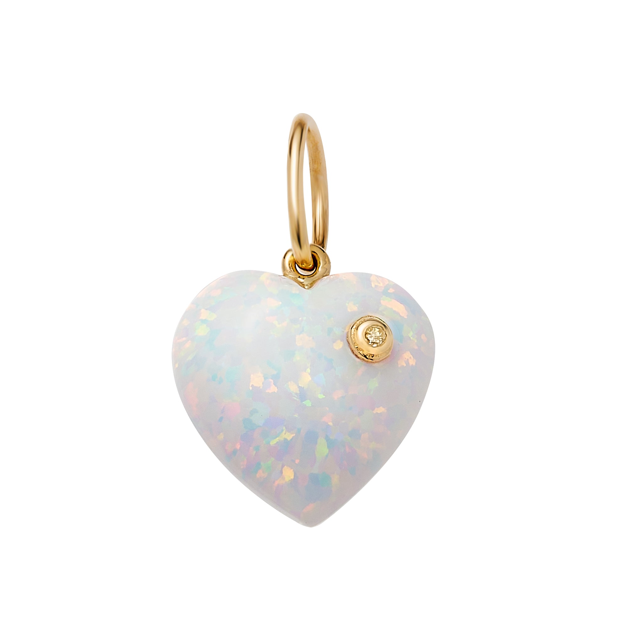 Opal Mini Puffy Heart