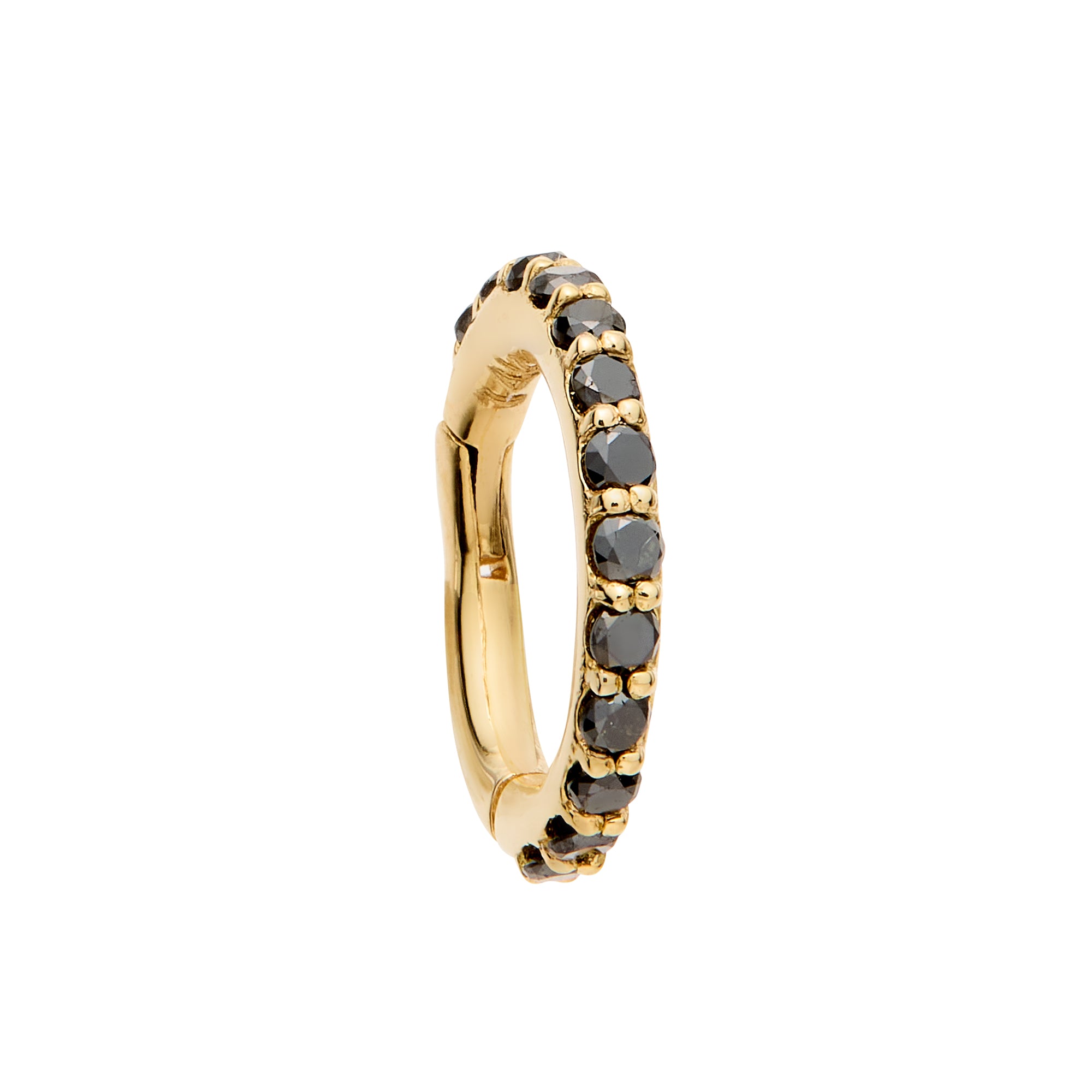 10mm Black Diamond Round Baby Lock