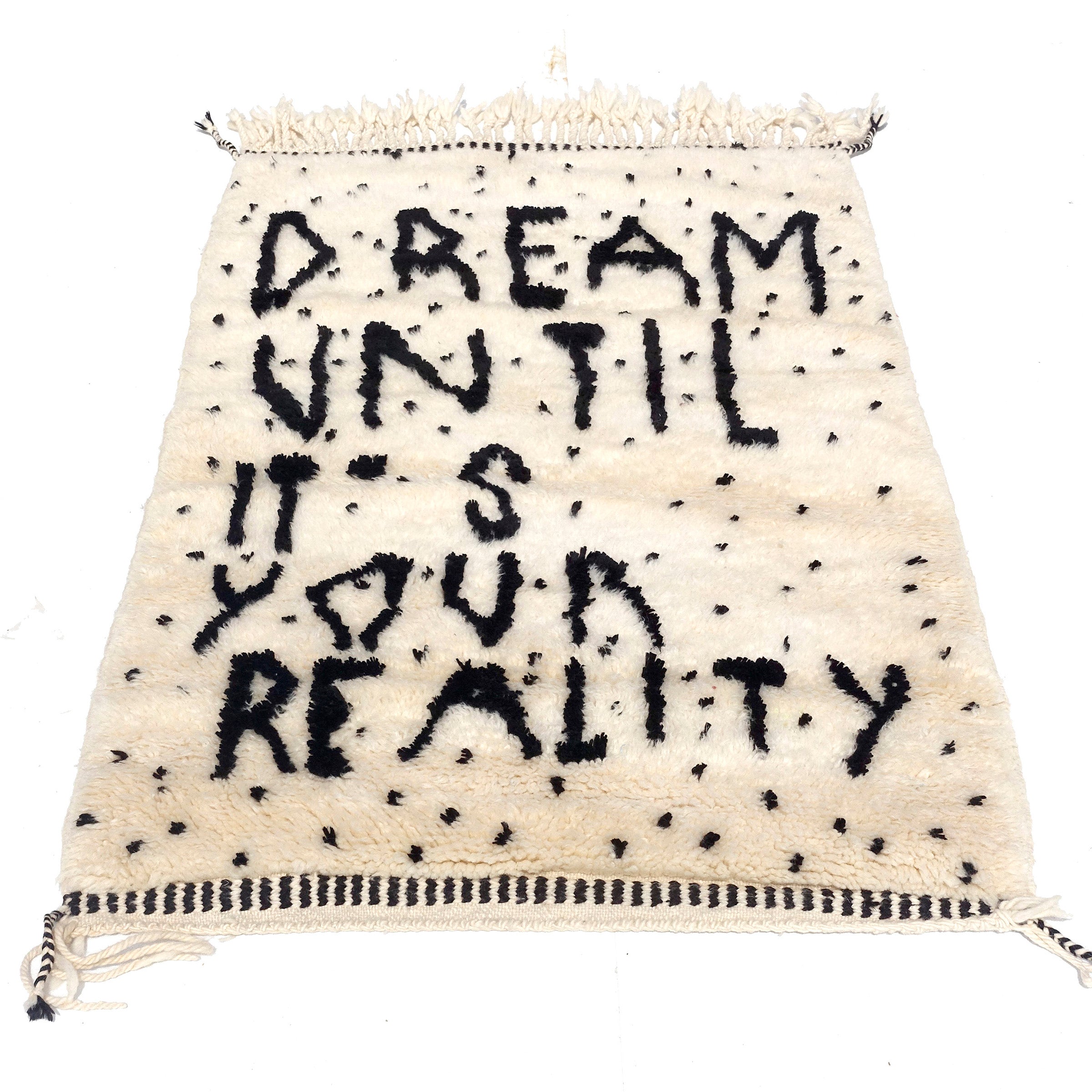 Ivory Dreamscape Berber Rug