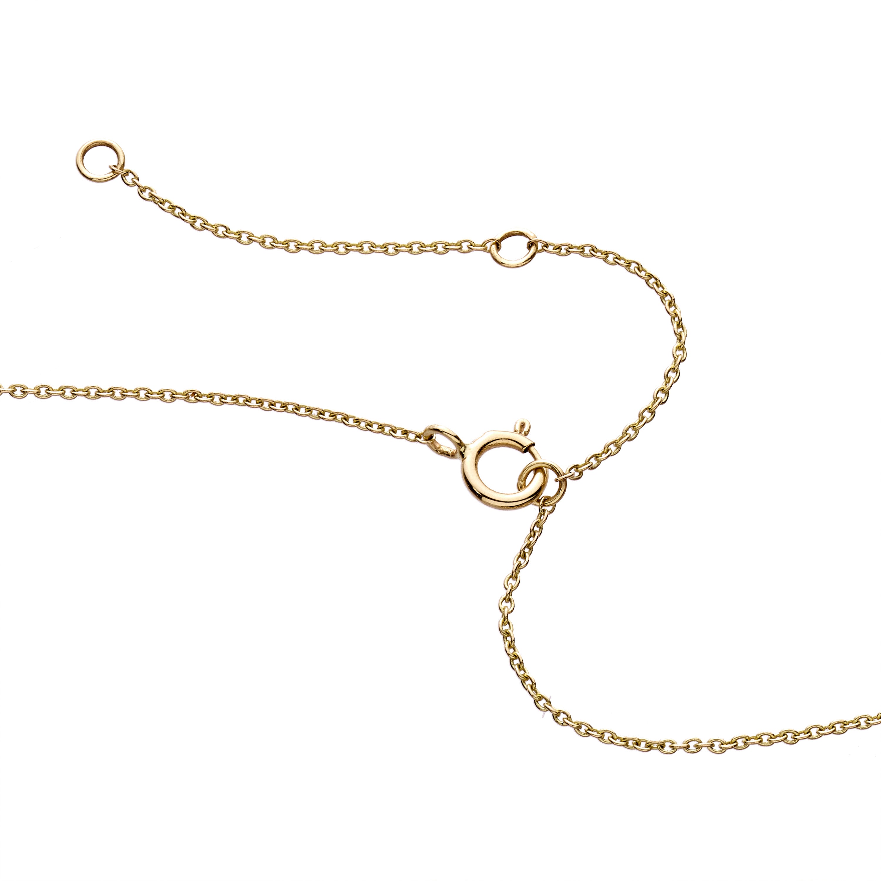 Yellow Gold Diamond Drops Necklace