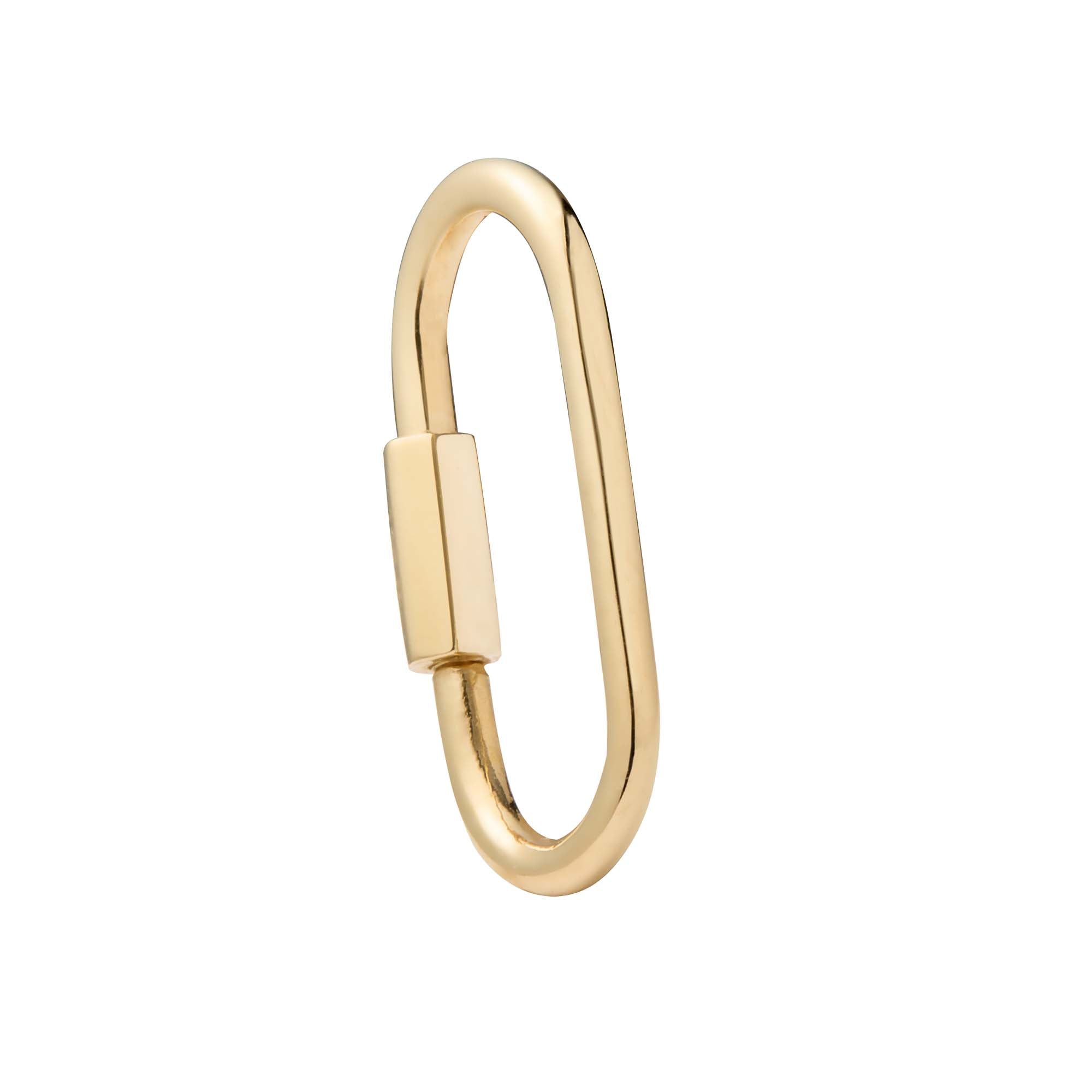 Oblong Baby Lock with Screw Closure