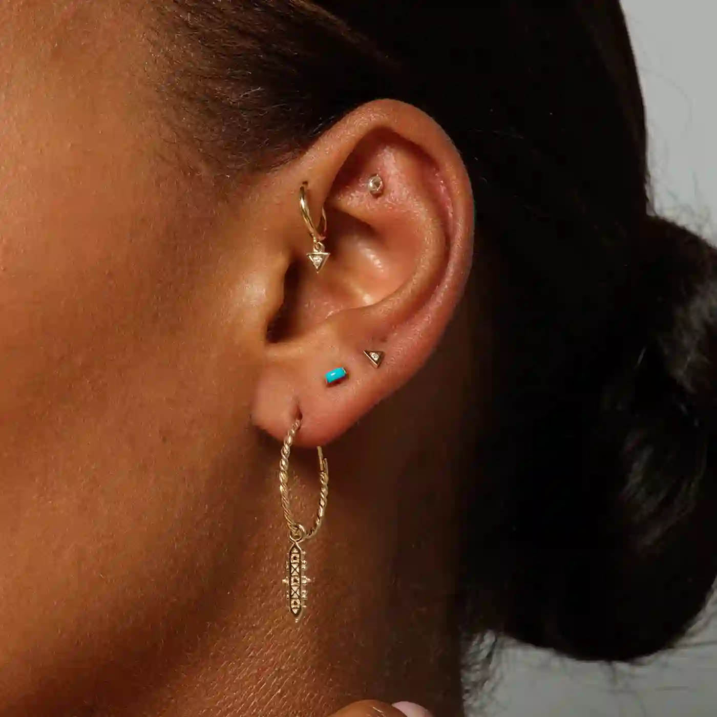 Astra TRI Diamond Single Stud Earring