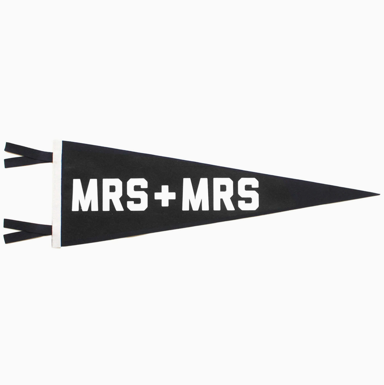Mrs + Mrs Wedding Pennant