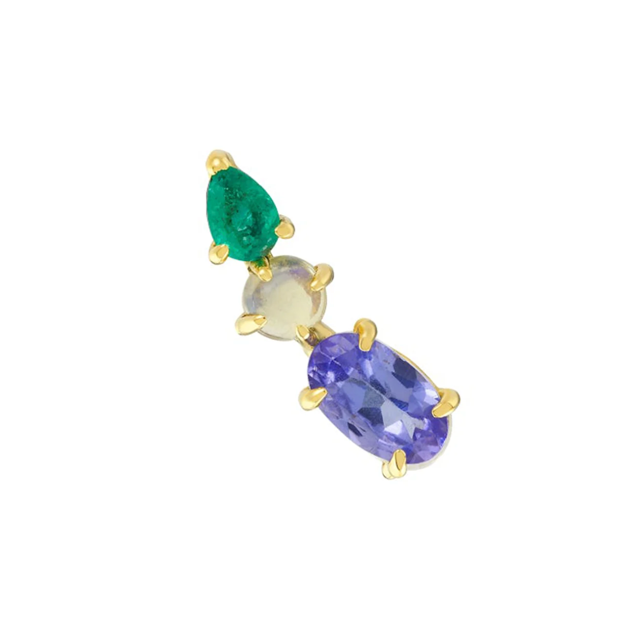 Multi Claw Gemstone Climber Studs (Left)