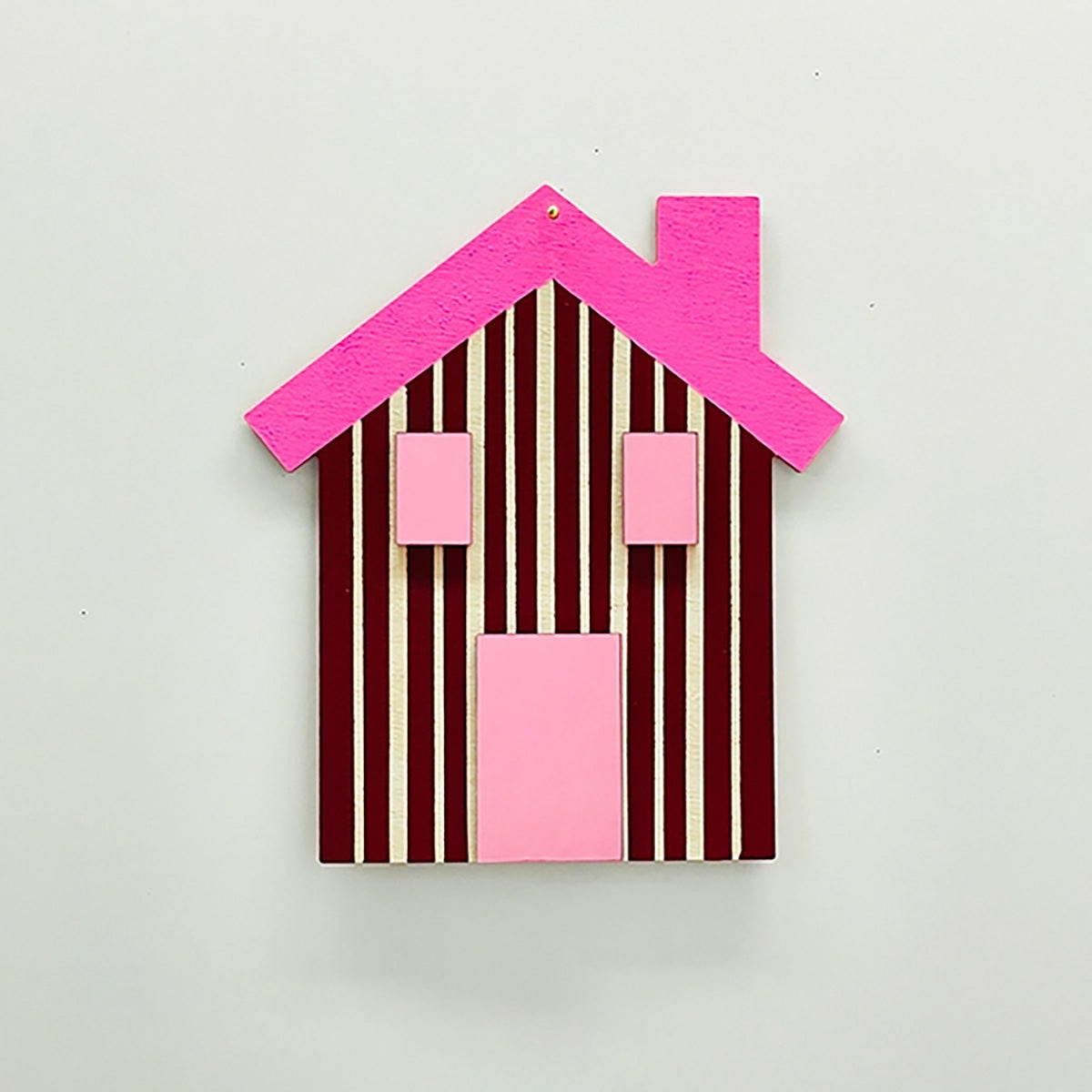 Wall Charm: Pink House