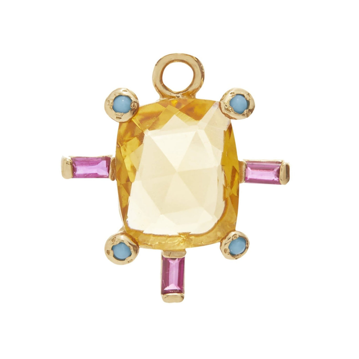 Juno Charm with Citrine