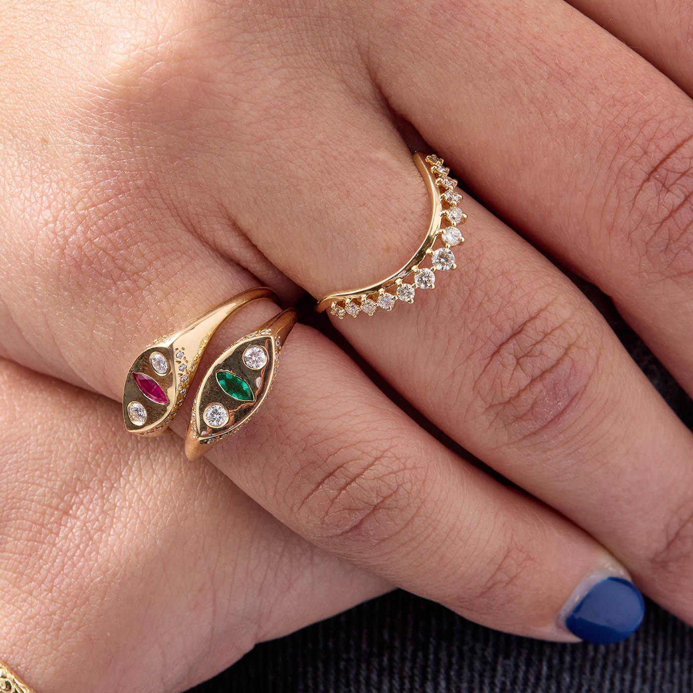 Big Crown Diamond Ring
