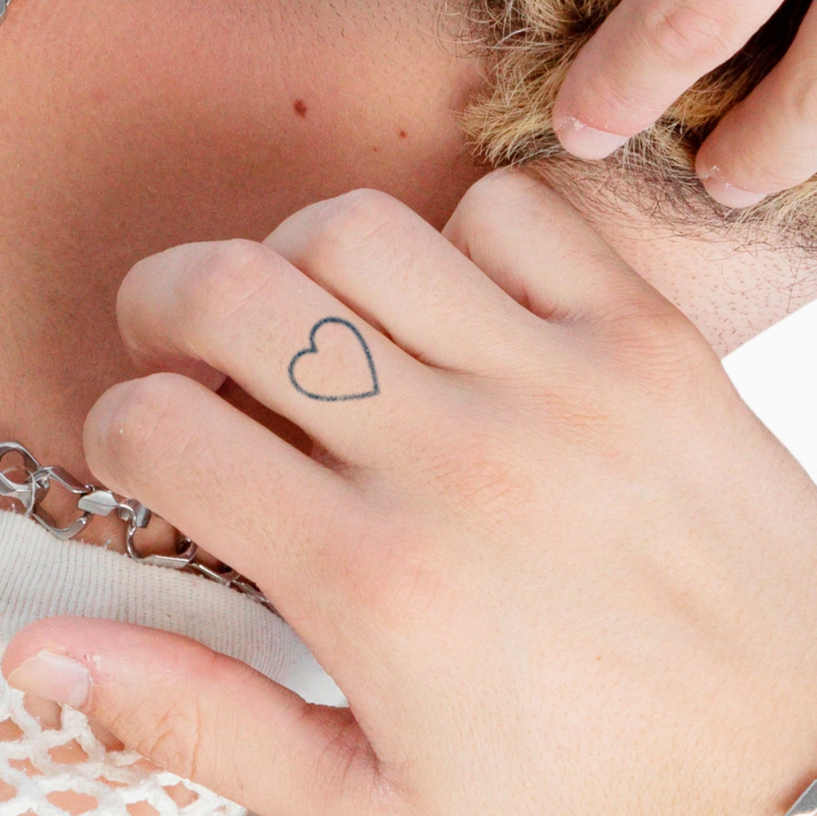 Make Love 'Heart' Temporary Tattoo
