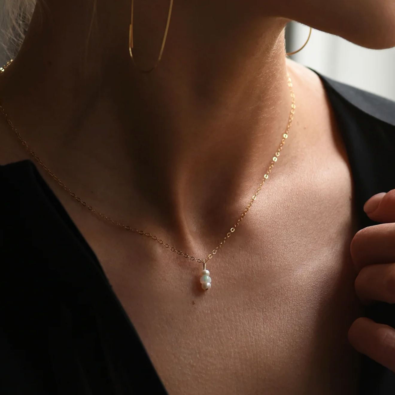 Pearl and Opal Necklace