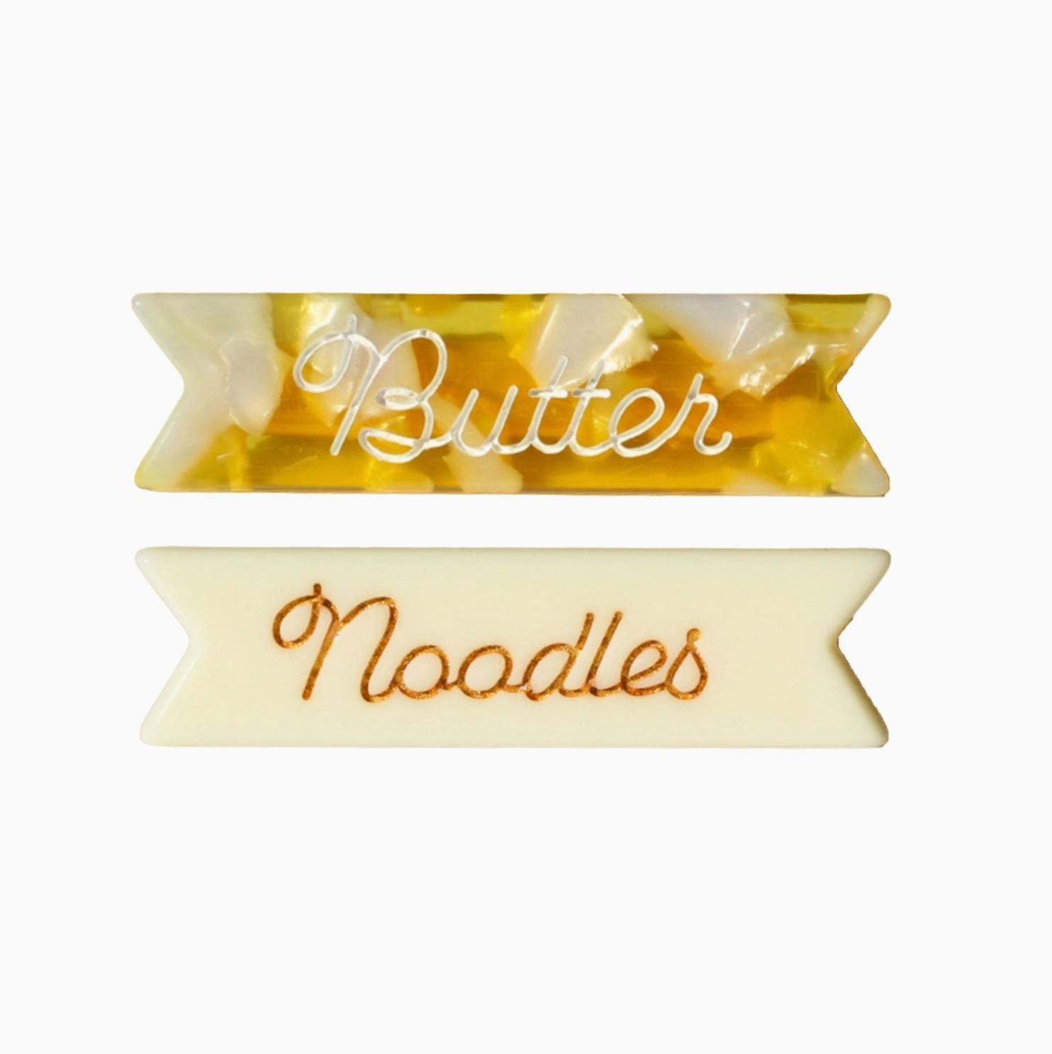 Butter Noodles Hair Clips