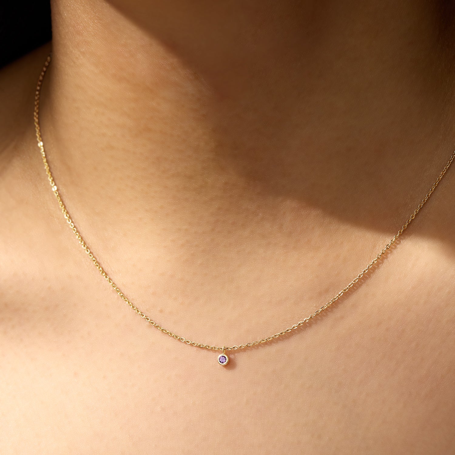 Single Birthstone Necklace