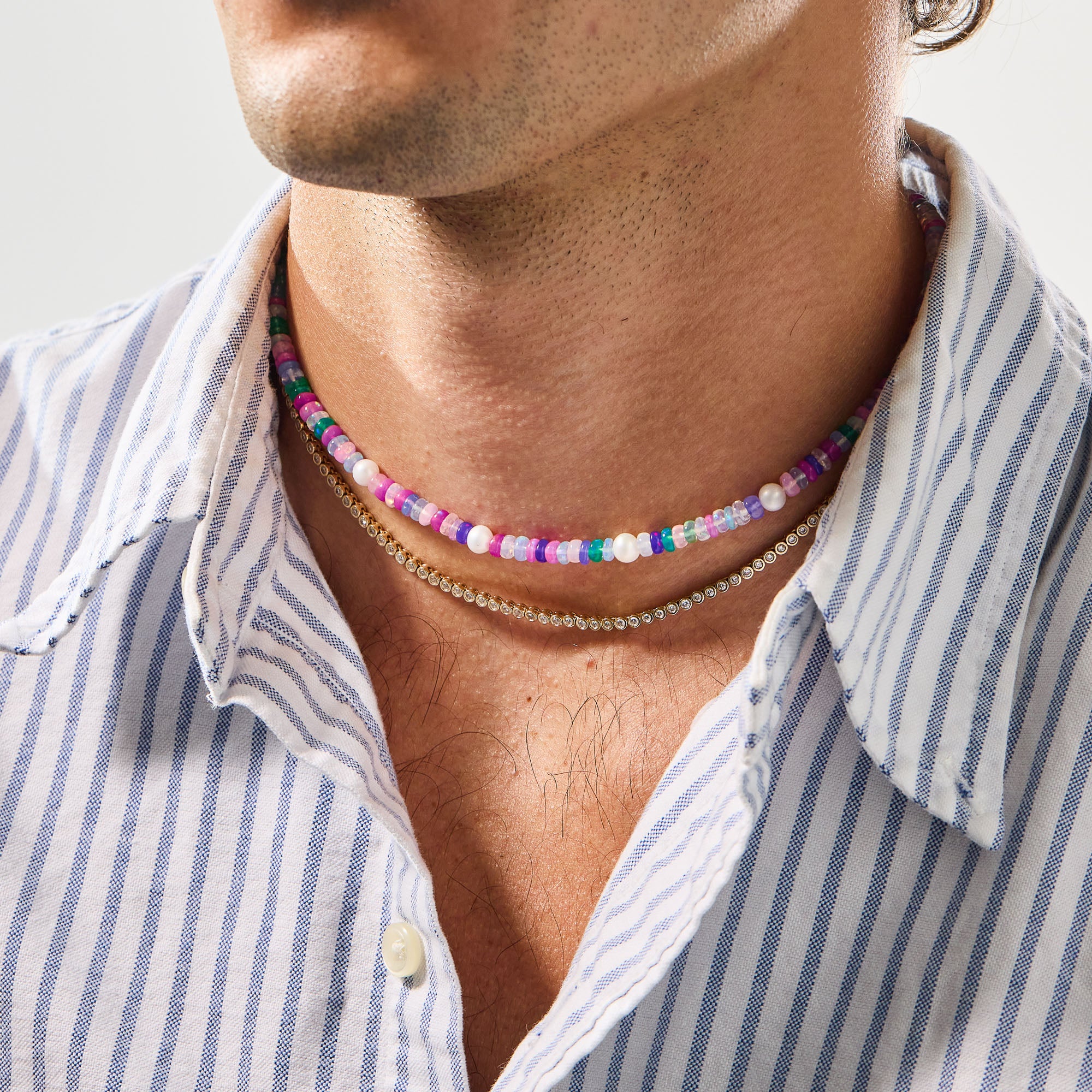 Gemstone Candy Necklace in Starburst