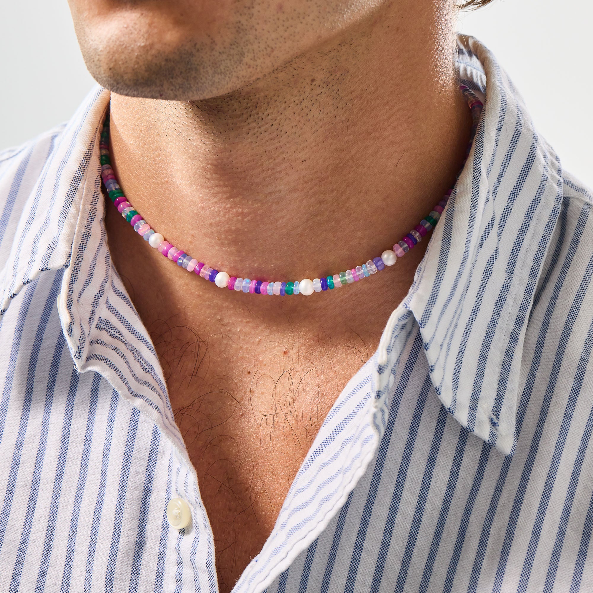 Gemstone Candy Necklace in Starburst
