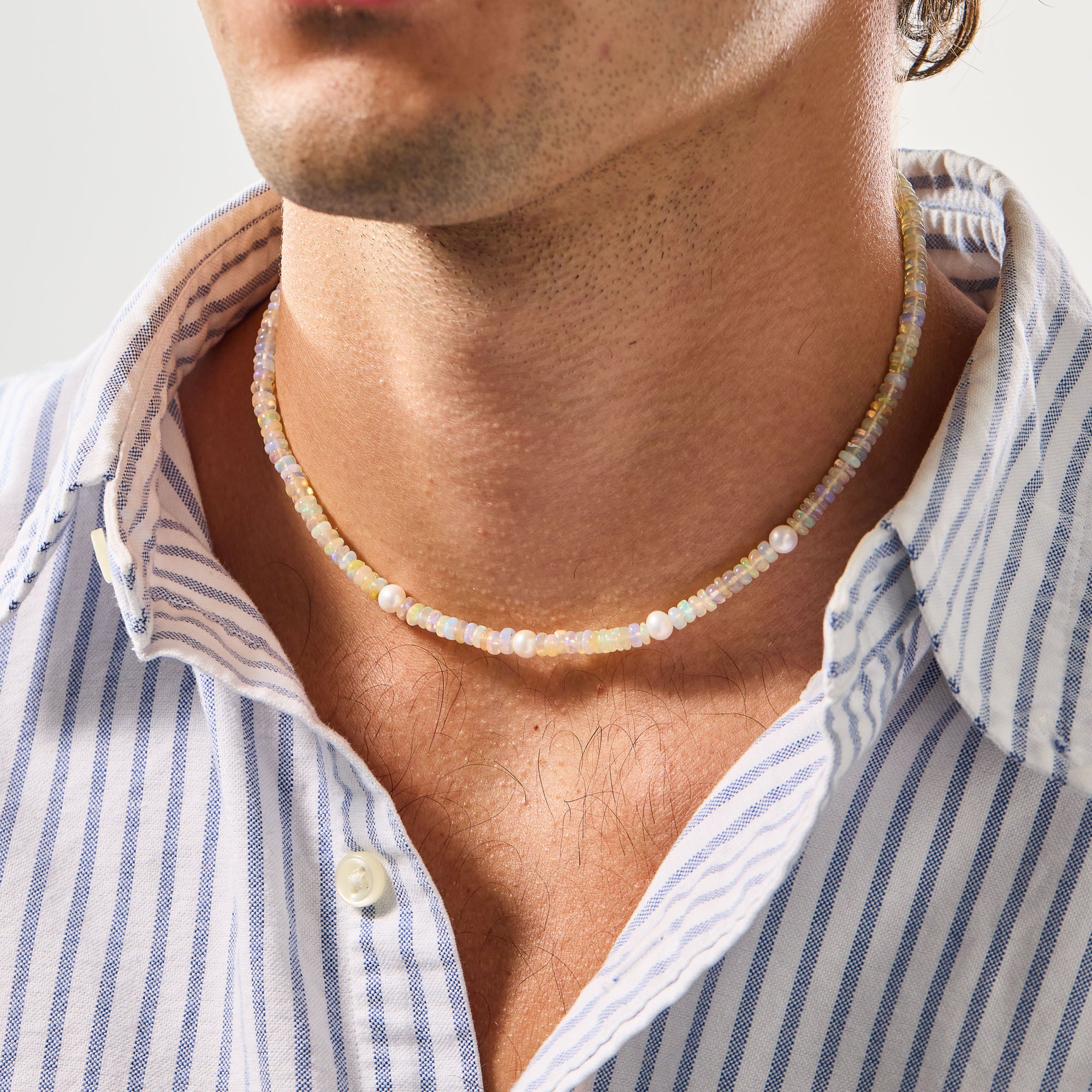 Gemstone Candy Necklace in Jelly Bean