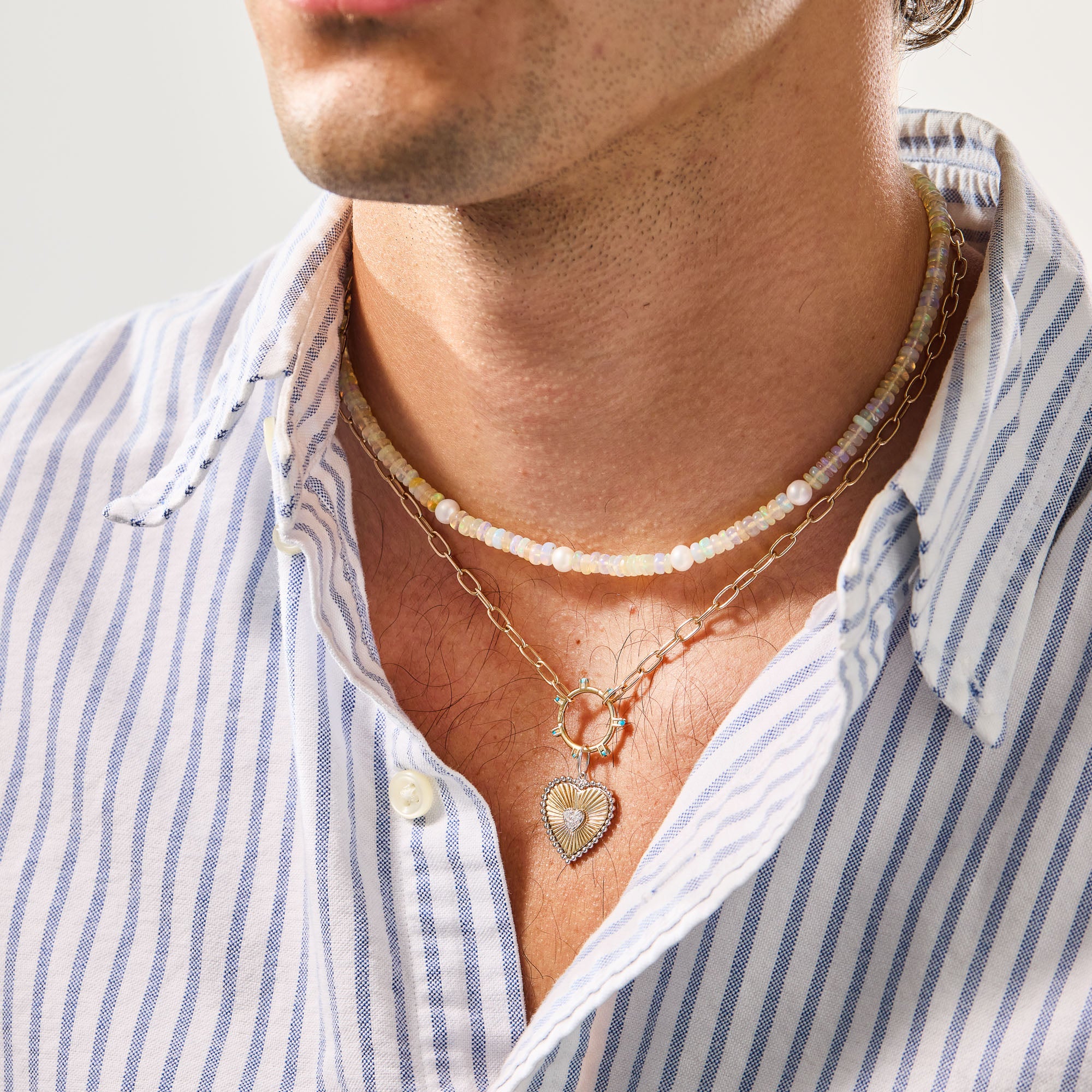 Gemstone Candy Necklace in Jelly Bean
