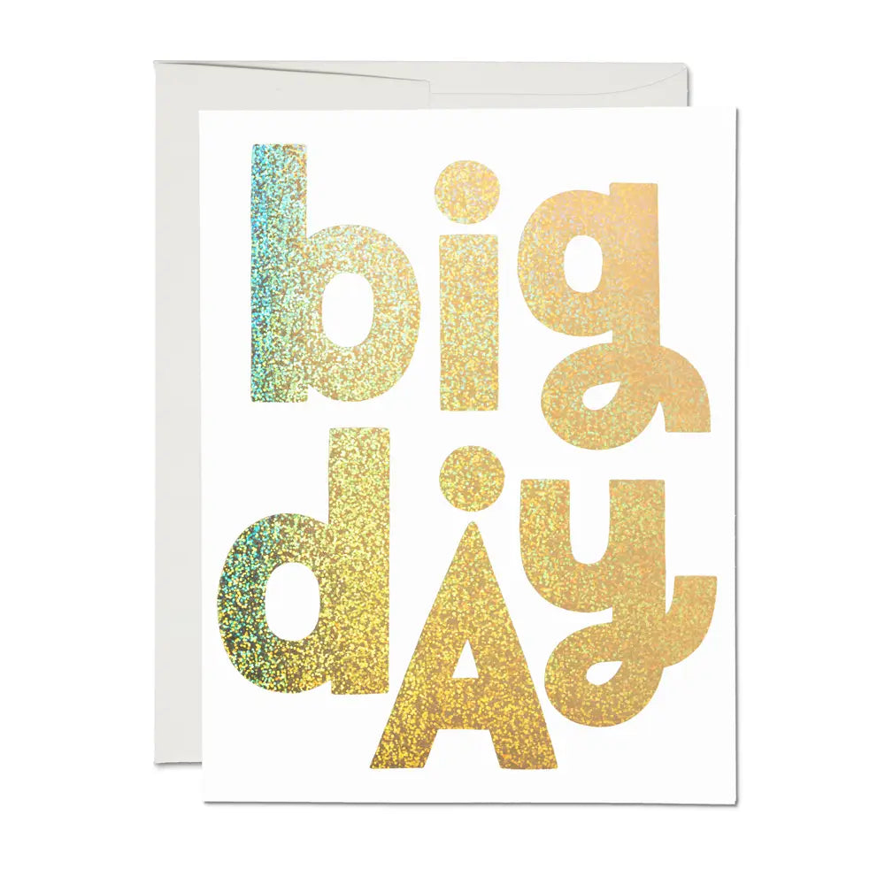 Big Day Congratulations Greeting Card