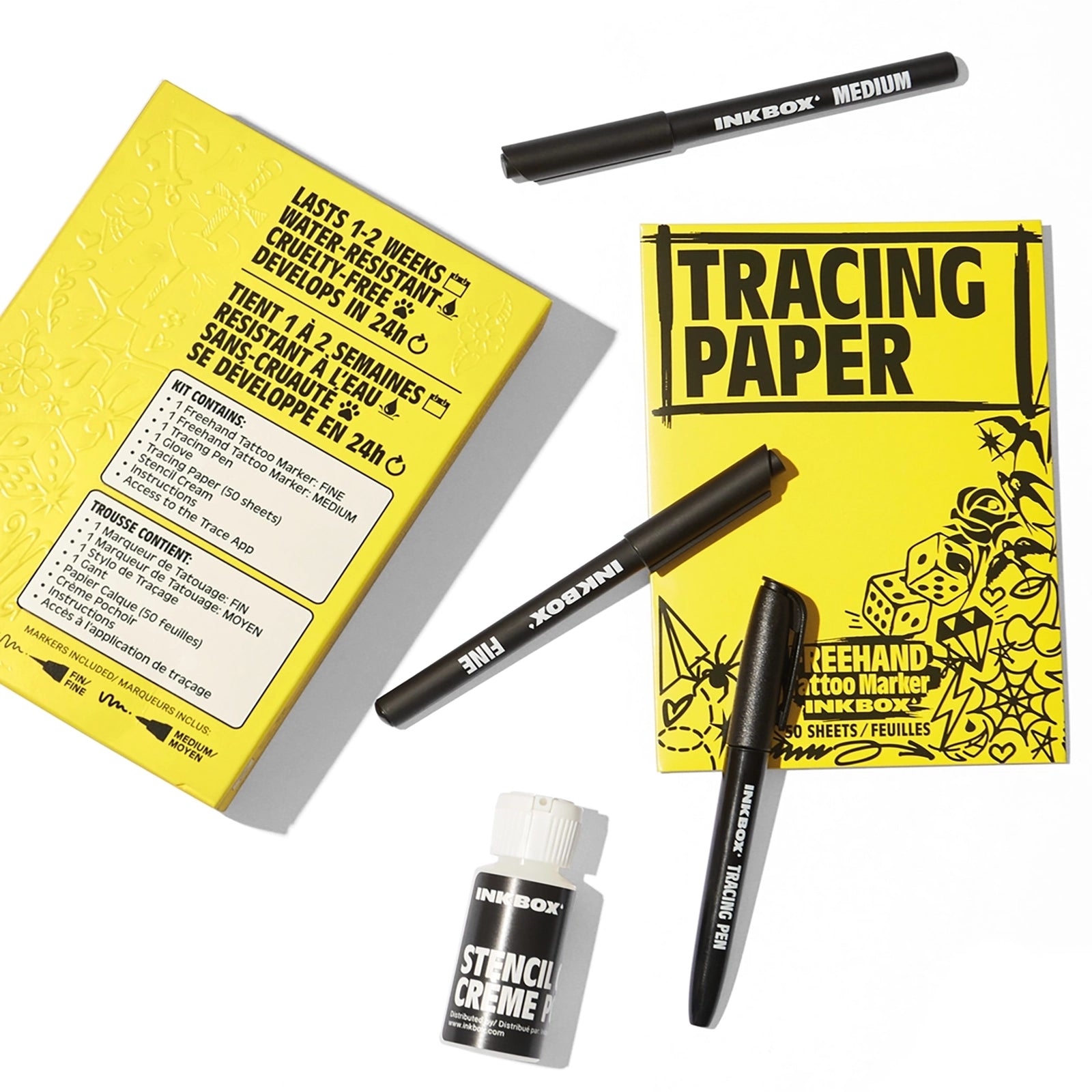 Artist Kit Temporary Tattoo Markers