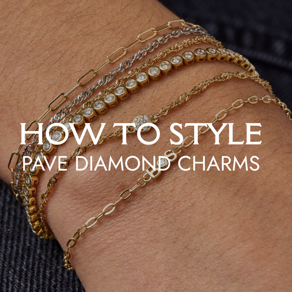 How to Style: Pavé Diamond Charms | Brave Daughters