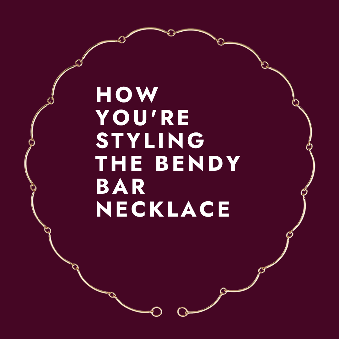 How You're Styling the Bendy Bar Necklace