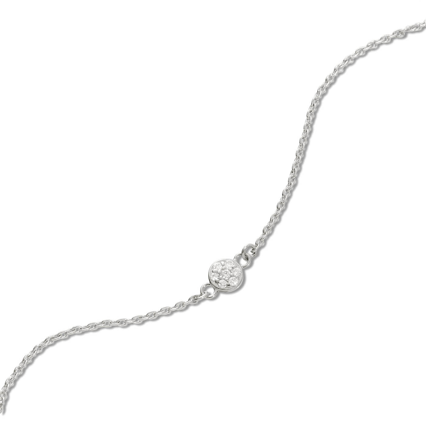 Pavé Diamond Circle Bracelet