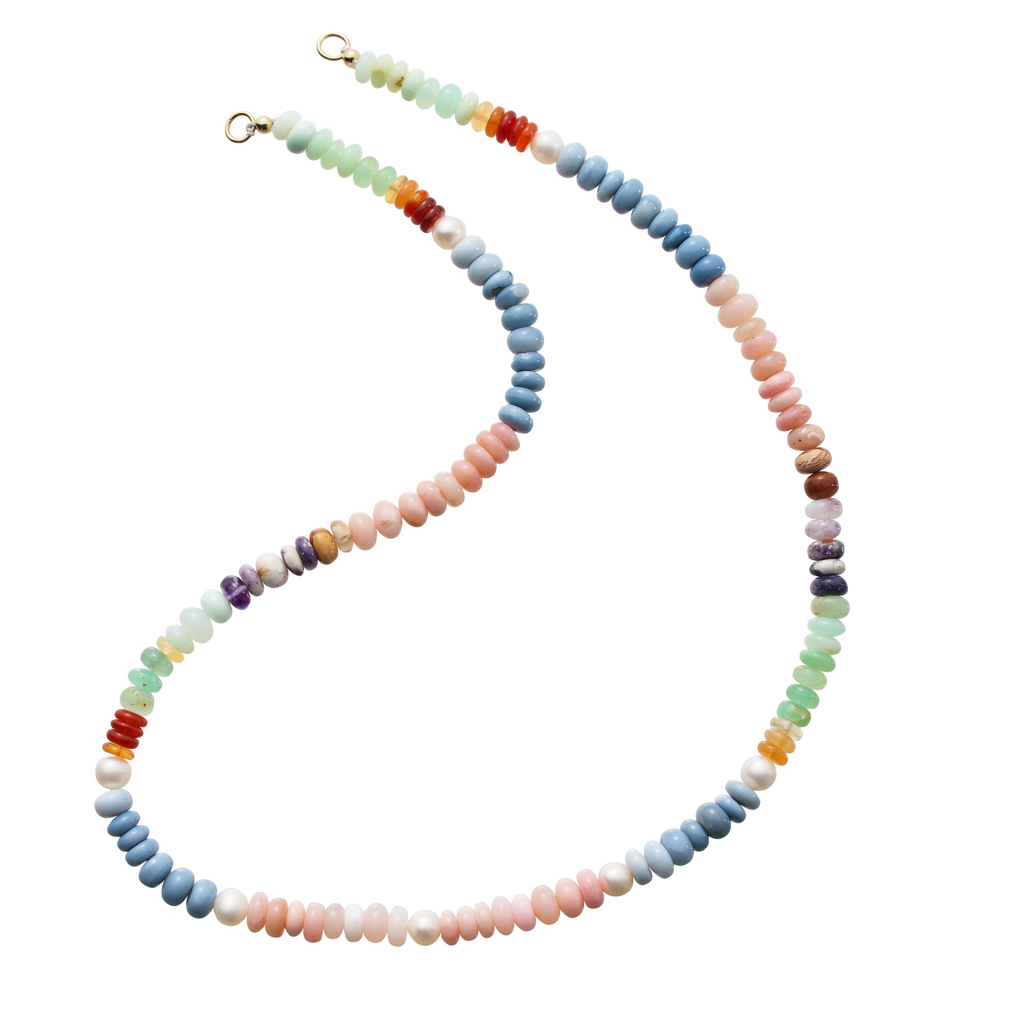 Gemstone Candy Necklace in Mentos