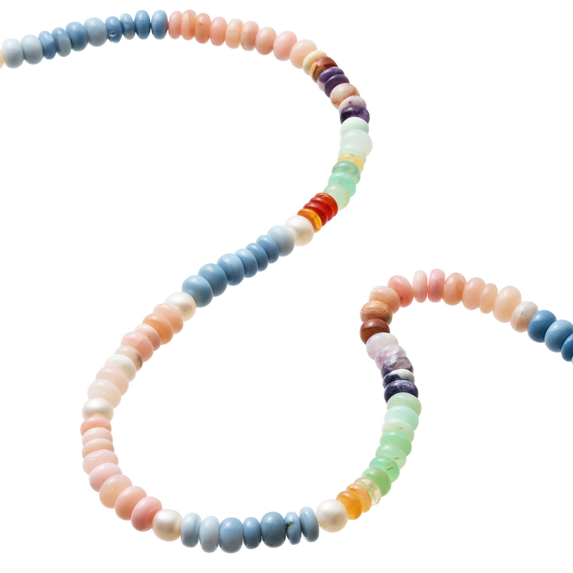 Gemstone Candy Necklace in Mentos