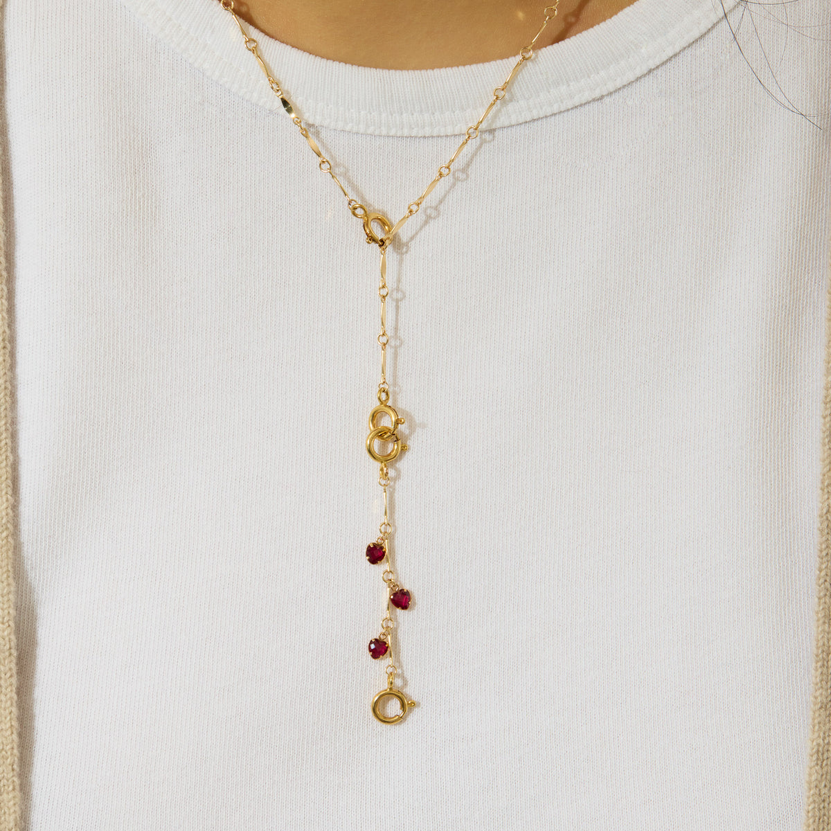 Gold Fill Heartstrings Lariat Extender | Brave Daughters