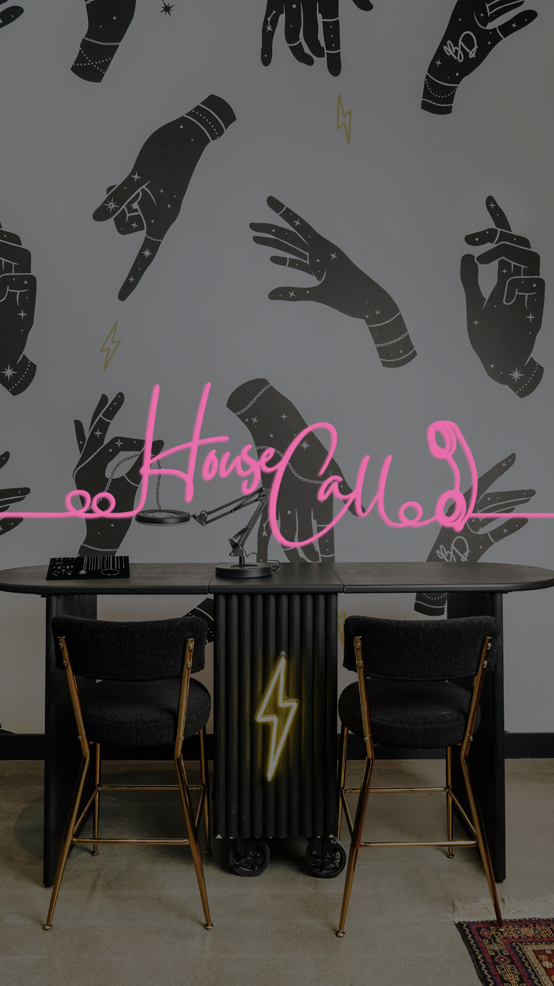 House Call Permanent Jewelry Parties from Brave Daughters featuring traveling welding kit.