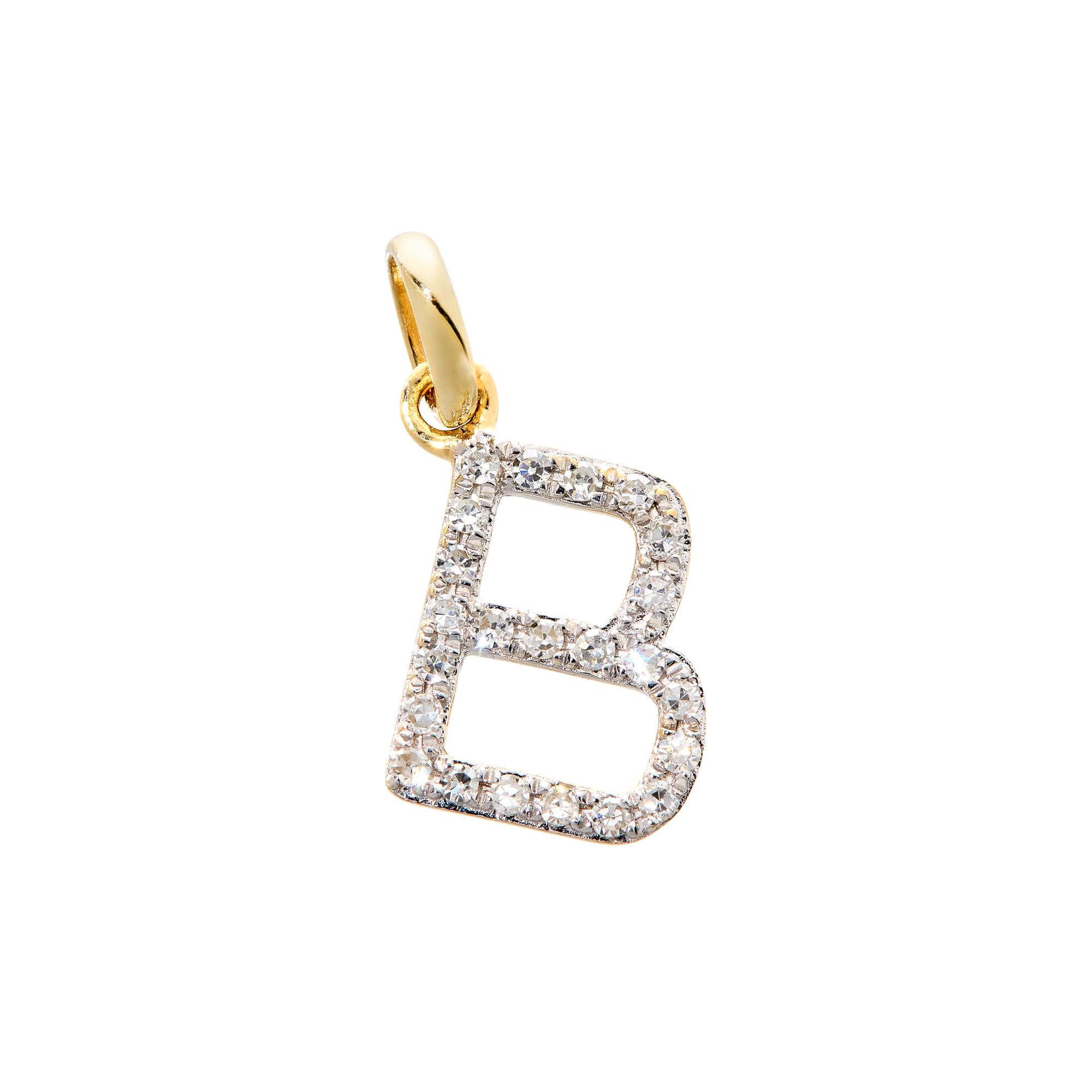 Pavé Initial Pendant