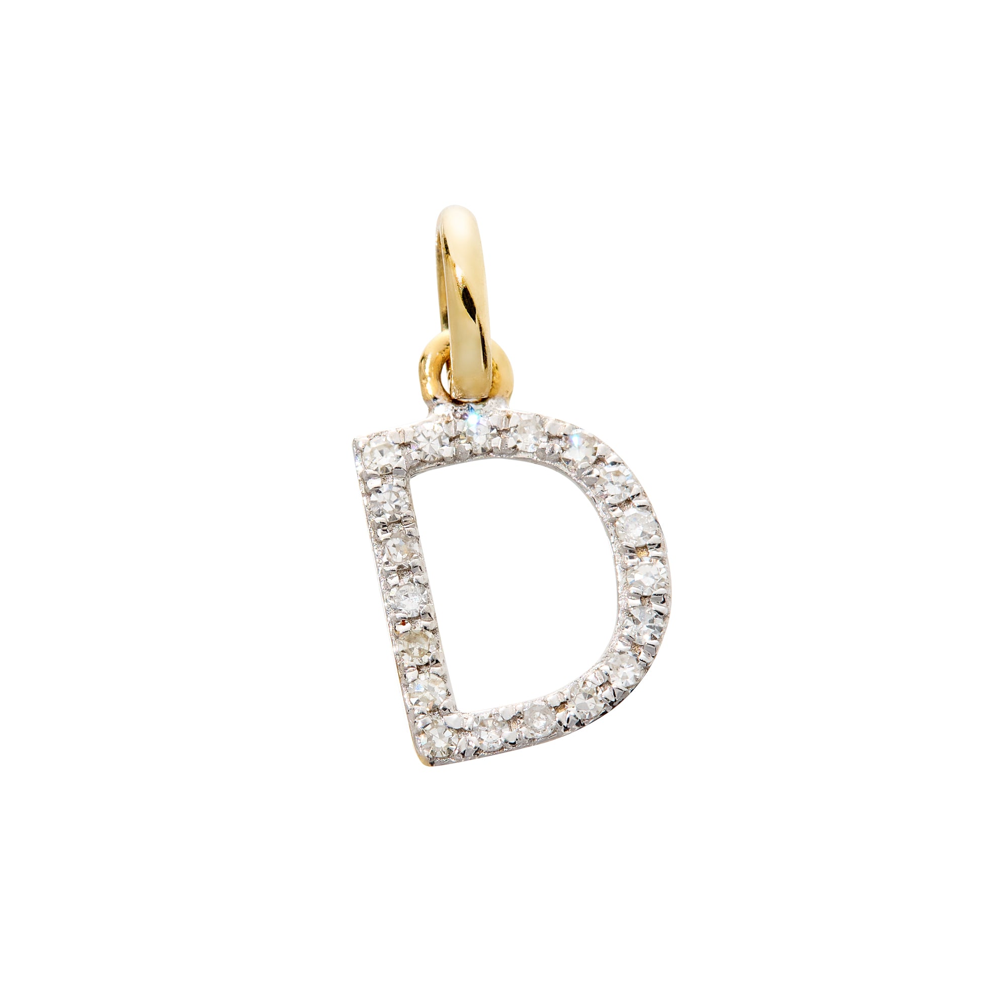 Pavé Initial Pendant