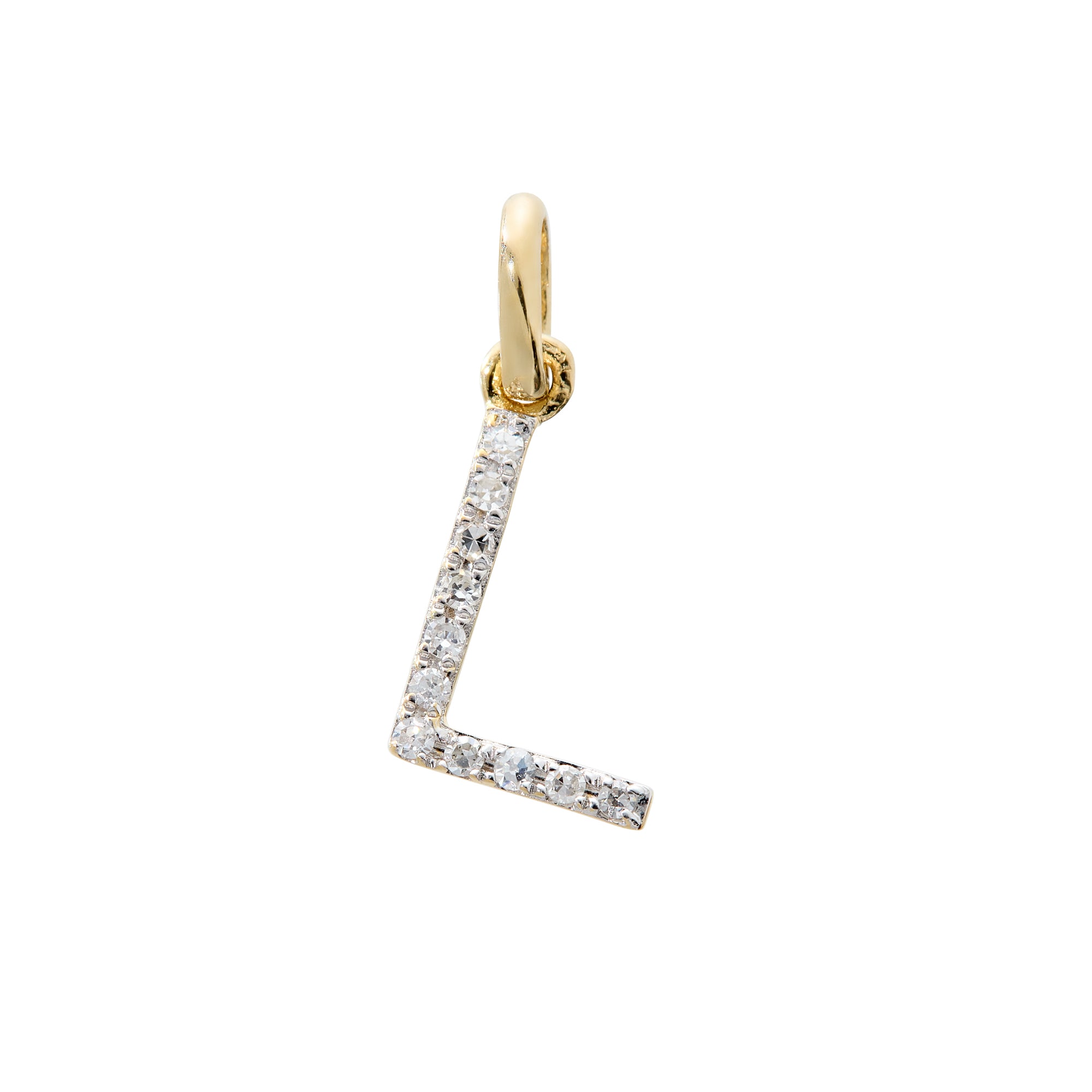 Pavé Initial Pendant