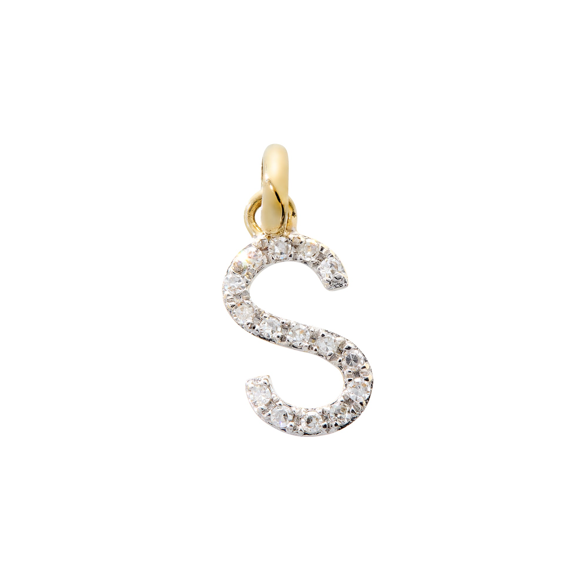 Pavé Initial Pendant