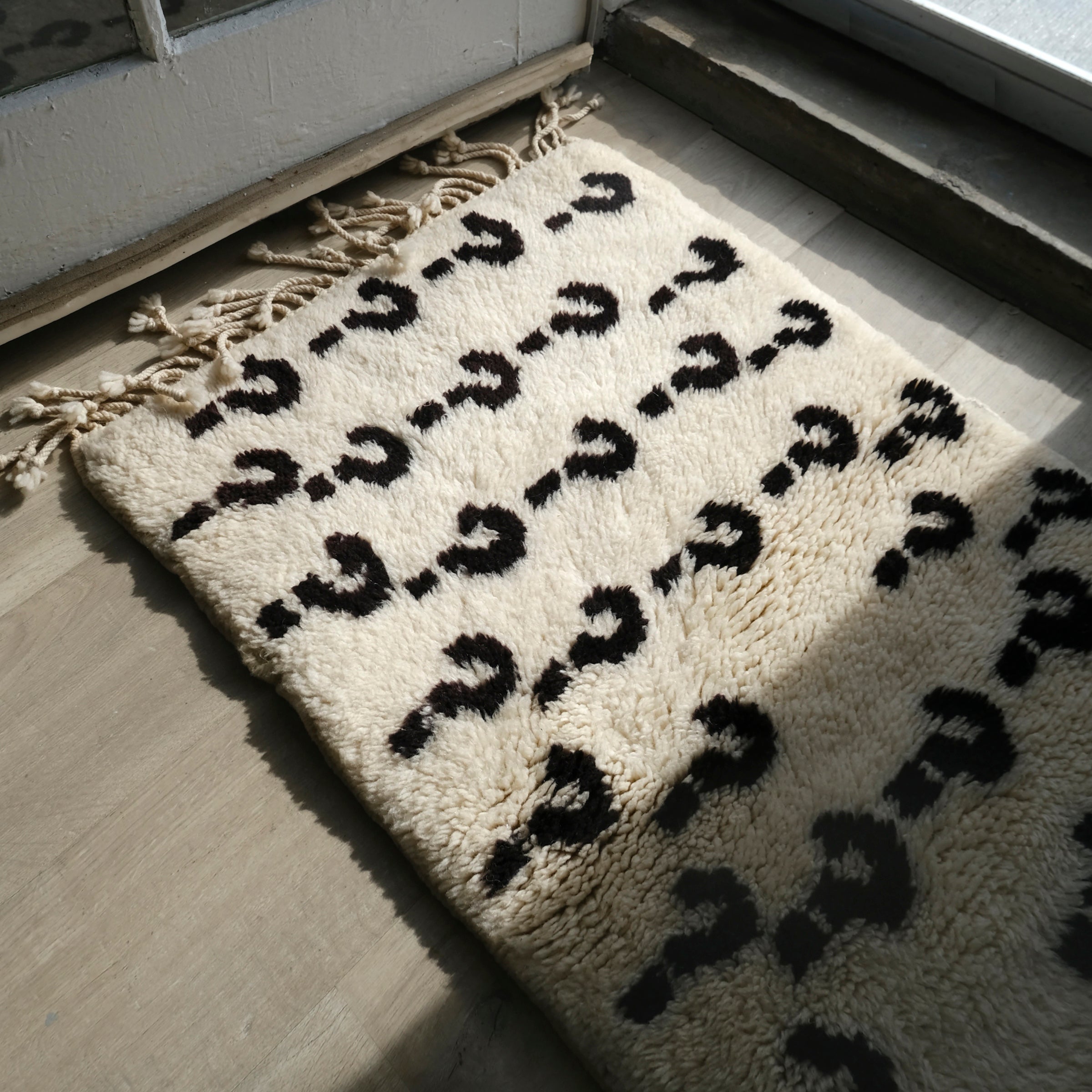 Ivory Enigma '?' Rug