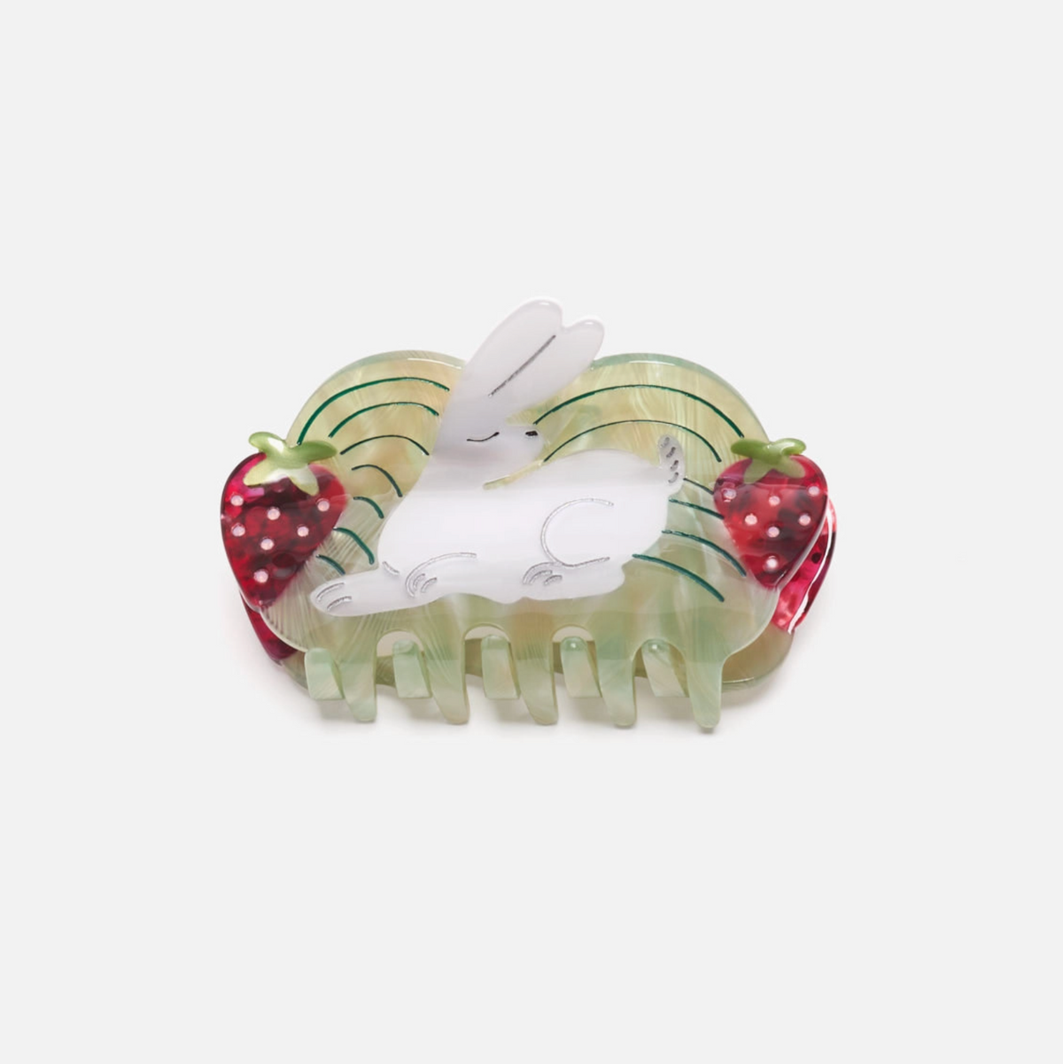 Strawberry Fields White Rabbit Claw | Brave Daughters
