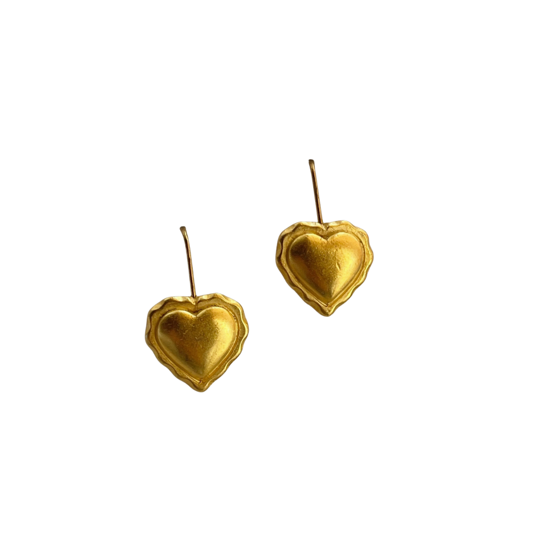 Puffy Heart Earrings