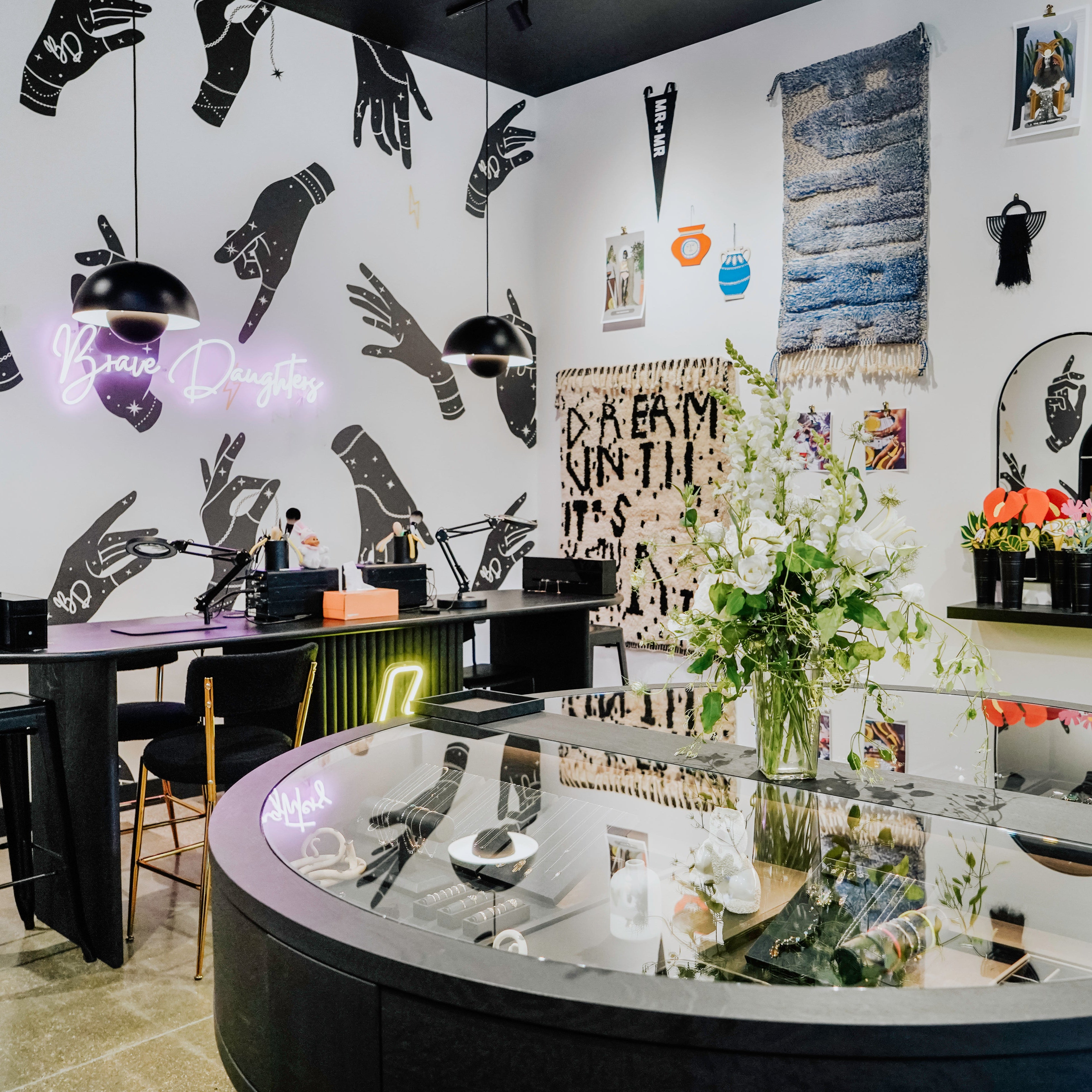 interior shot of jewelry store in dedham ma 