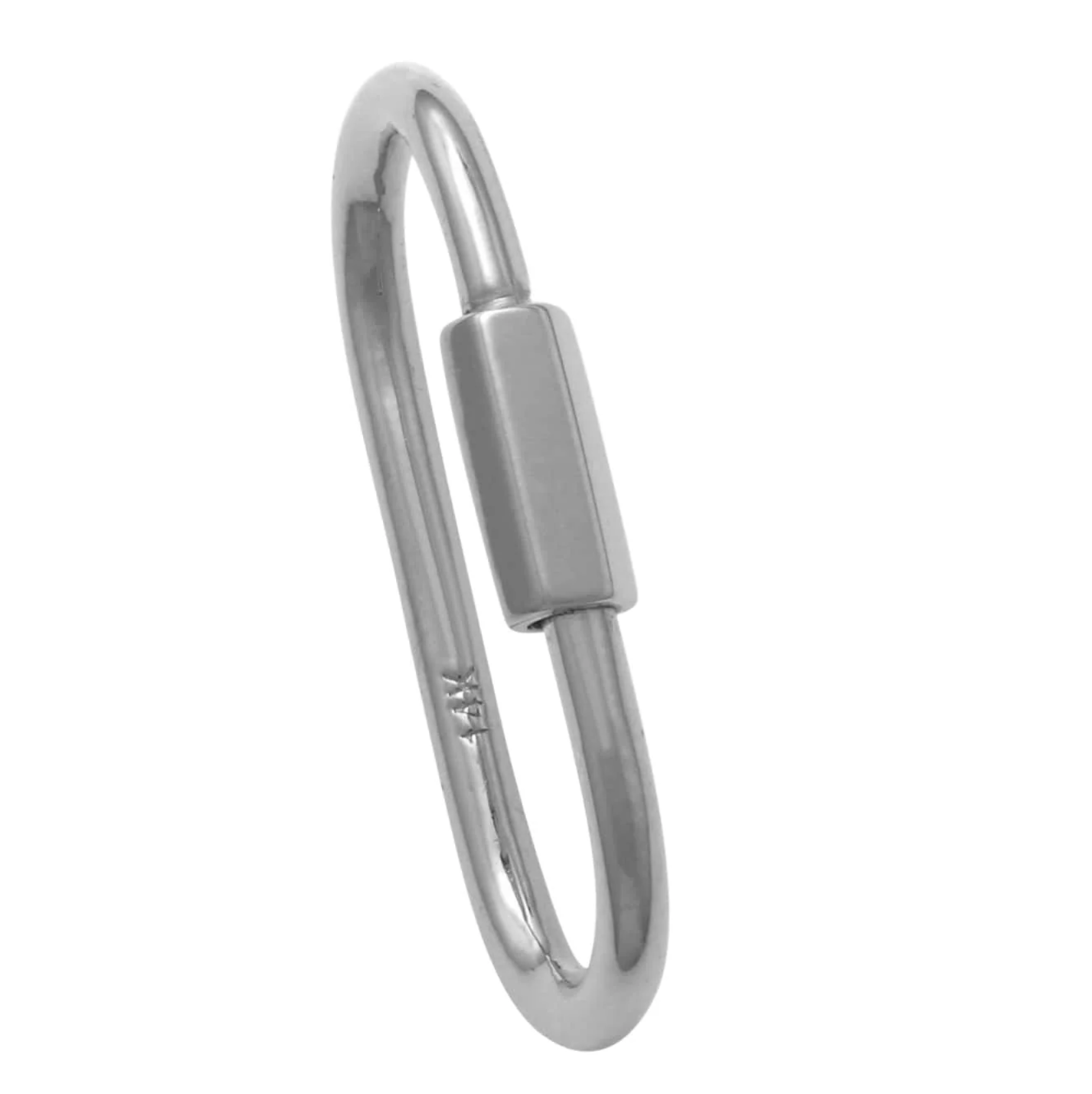 Oblong Baby Lock with Screw Closure