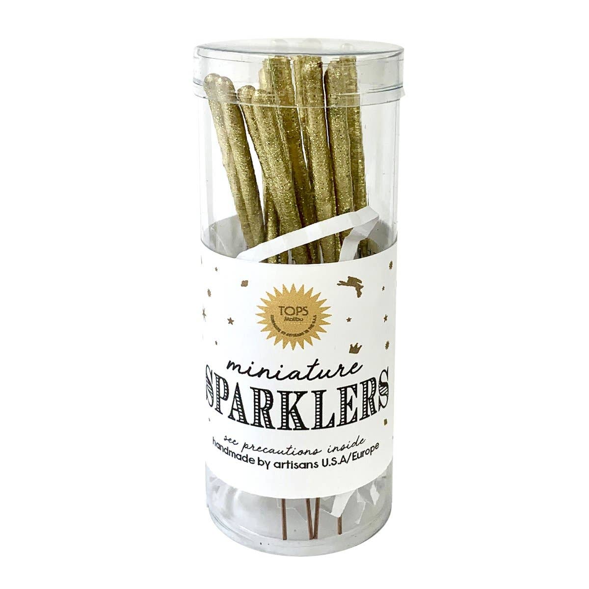 Gold Mini Sparklers in Tube